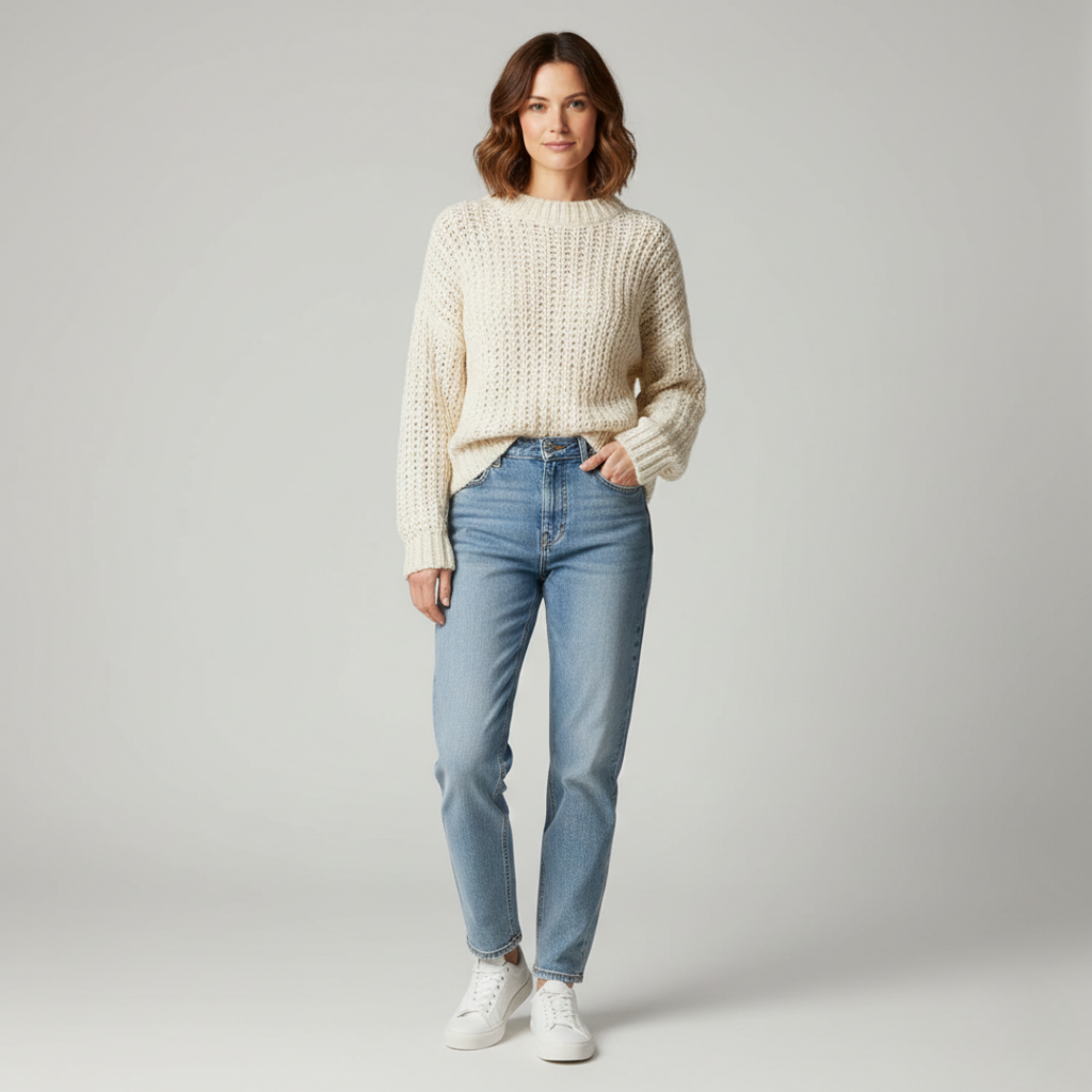 Audrey - Chunky Knit Turtleneck Sweater