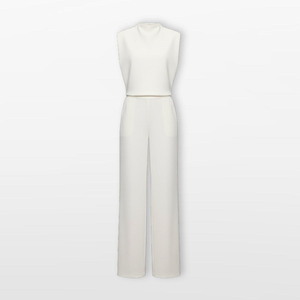 Women Wide Leg Jumpsuit Elegant Sleeveless
