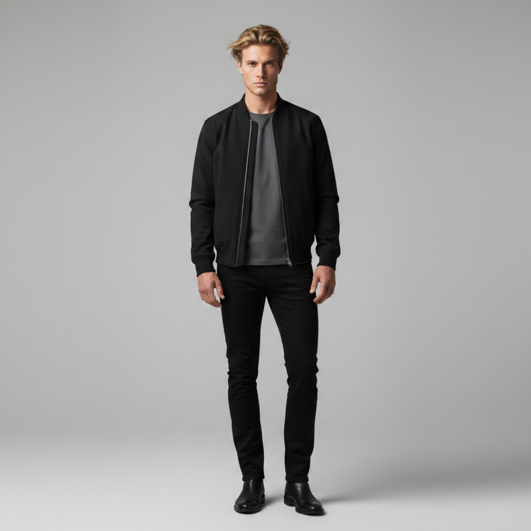 Theodore - Minimalist Bomber Jacket