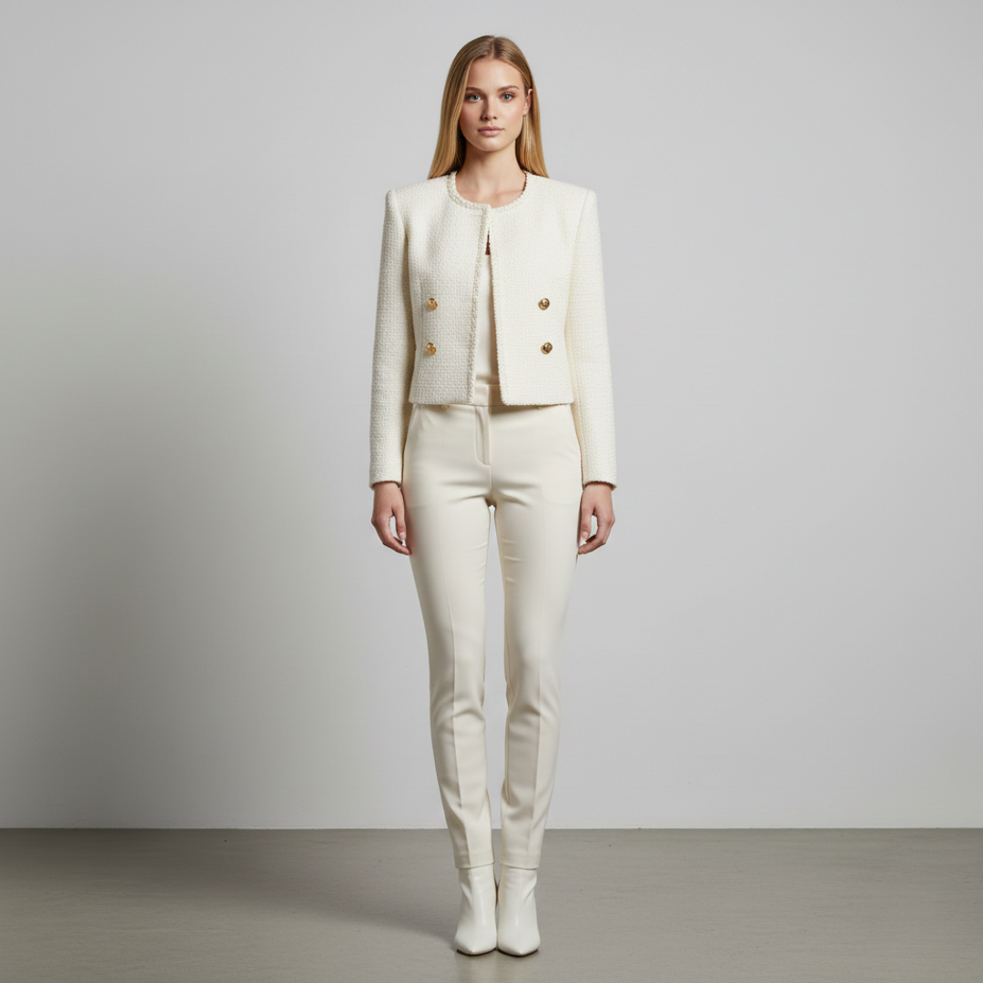 Eleanor - Textured Tweed Jacket