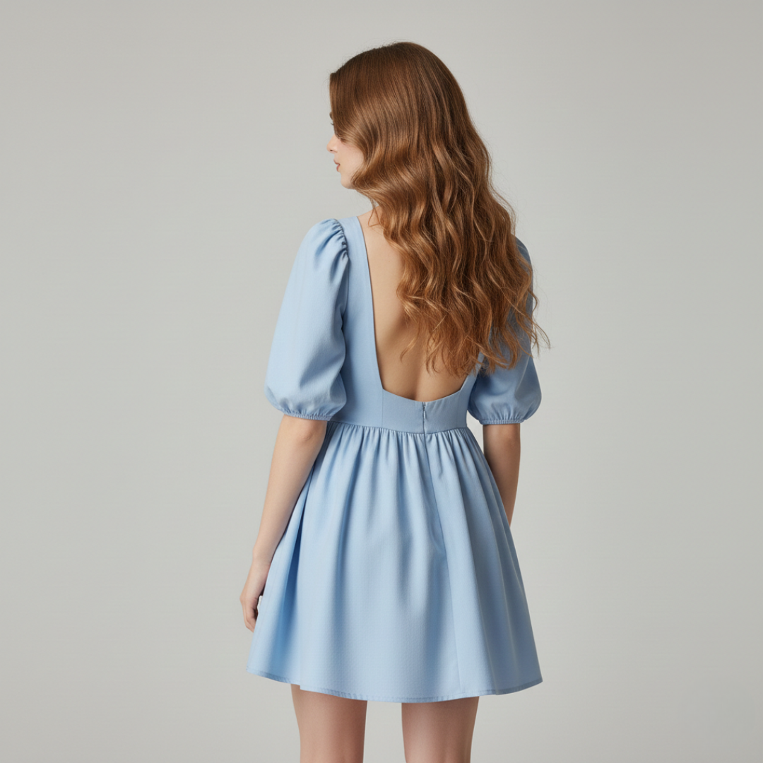 Sienna - Puff Sleeve Mini Dress
